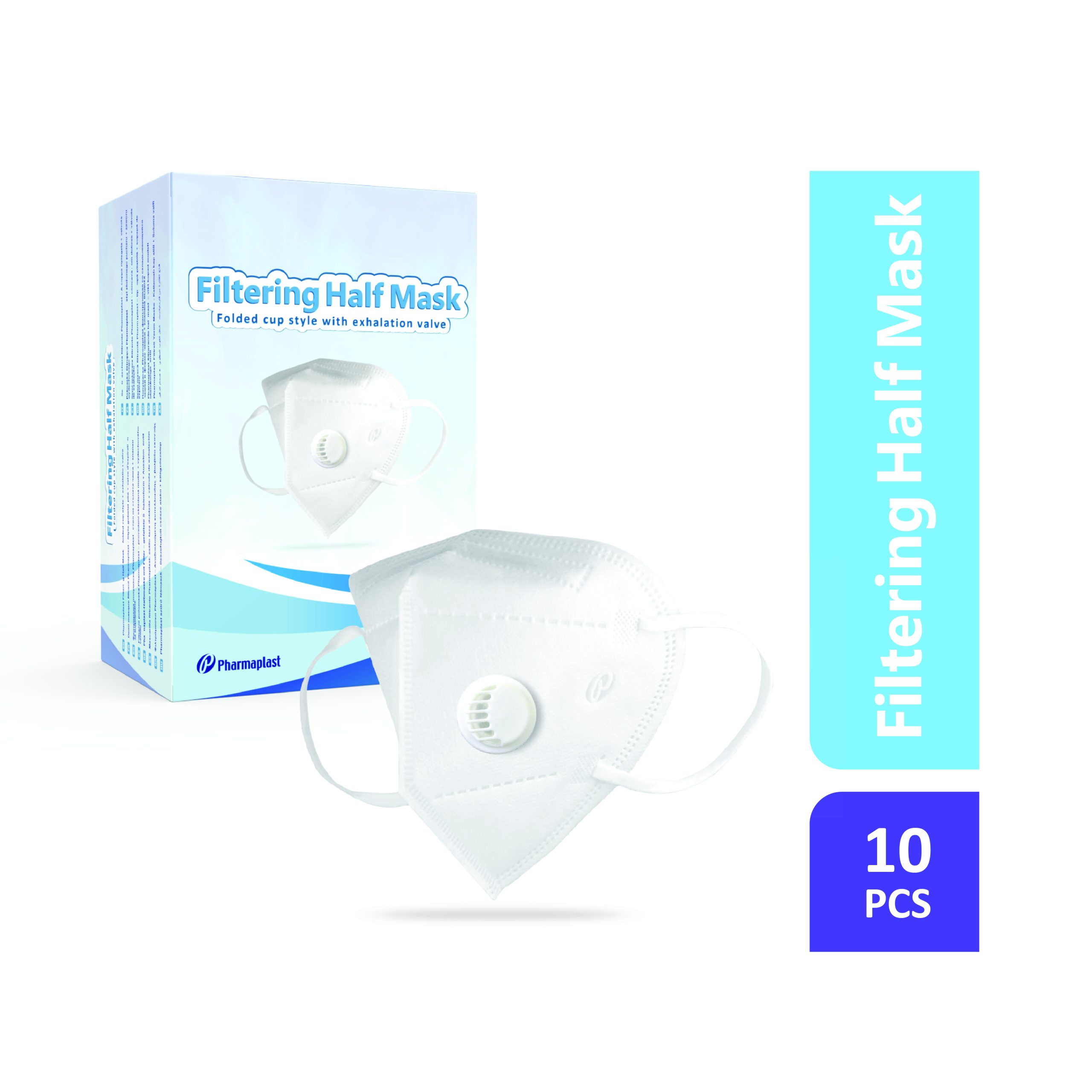 Filtering Half Mask with valve 1